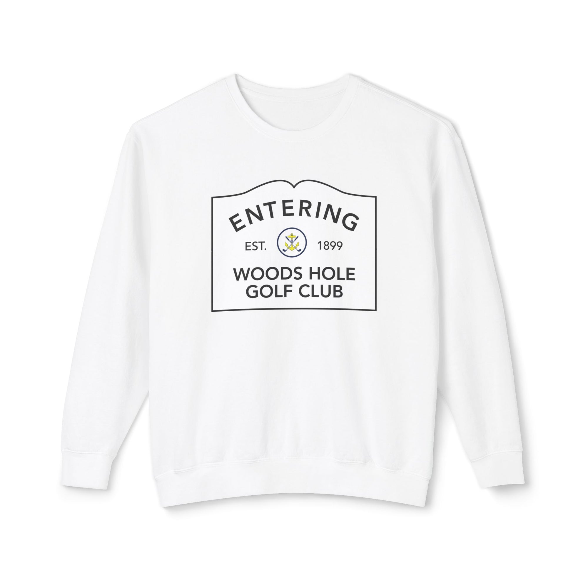 Entering Woods Hole Golf Club Crewneck