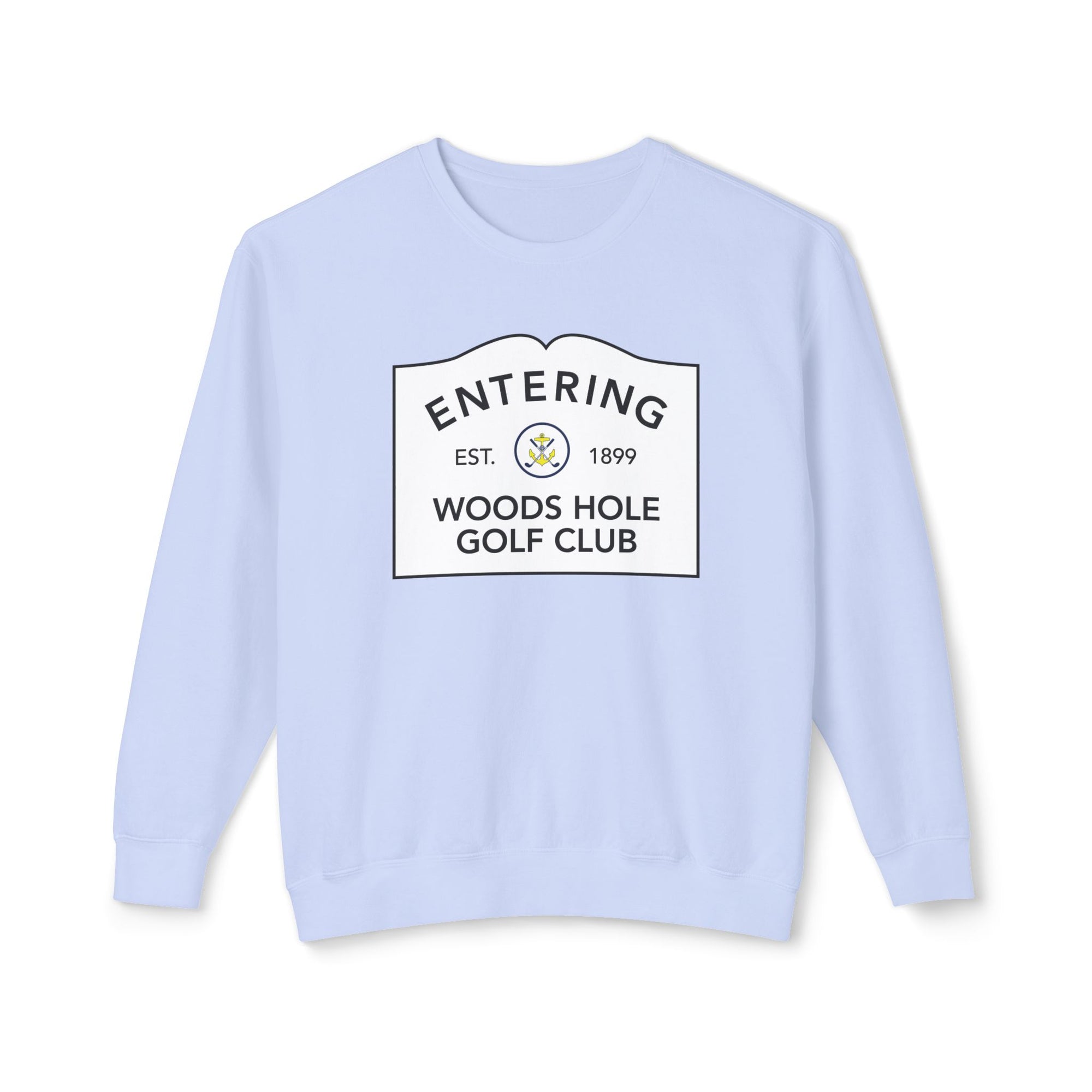 Entering Woods Hole Golf Club Crewneck