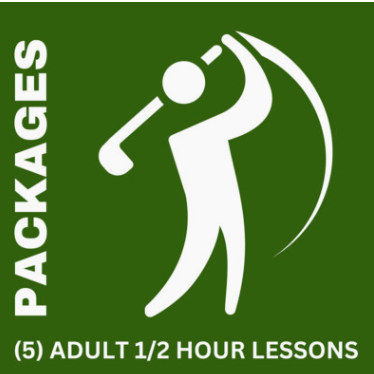 Packages - (5) ADULT 1/2 HOUR LESSONS
